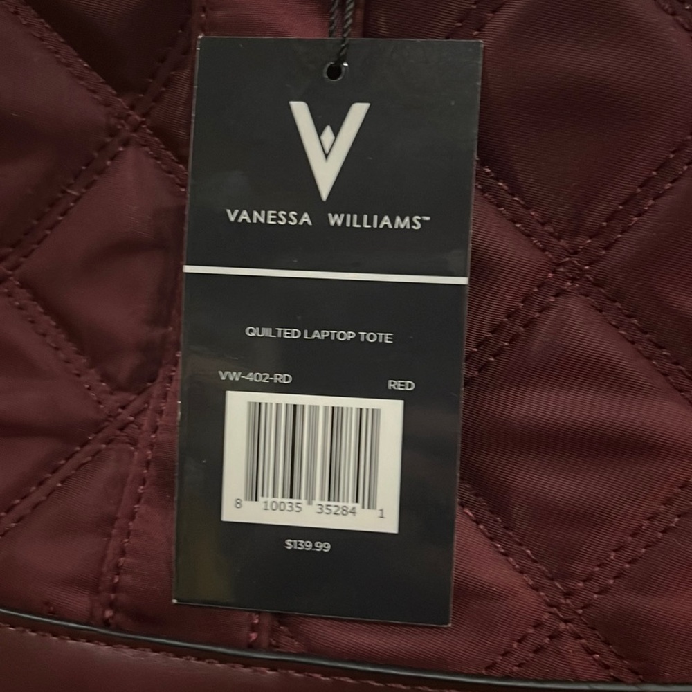 Vanessa Williams Quilted Laptop Tote - Picture 3 of 11